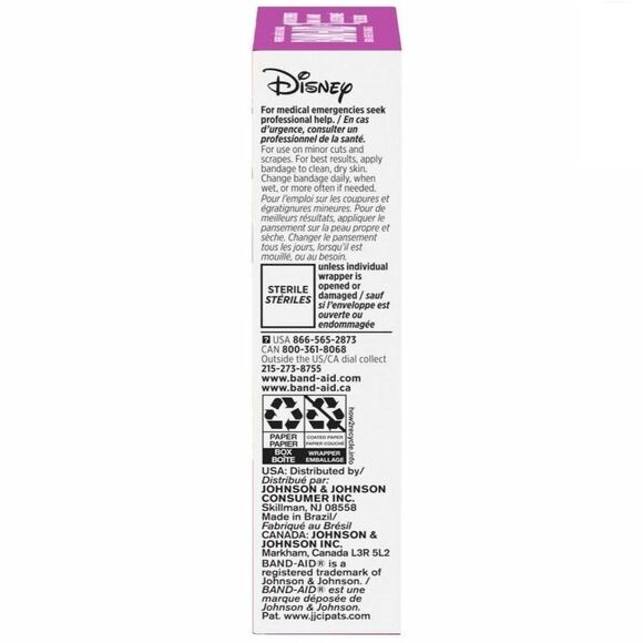 NEW Band-Aid Bandages Disney Princess 20 Count Assorted Sizes Johnson & Johnson - Picture 7 of 10